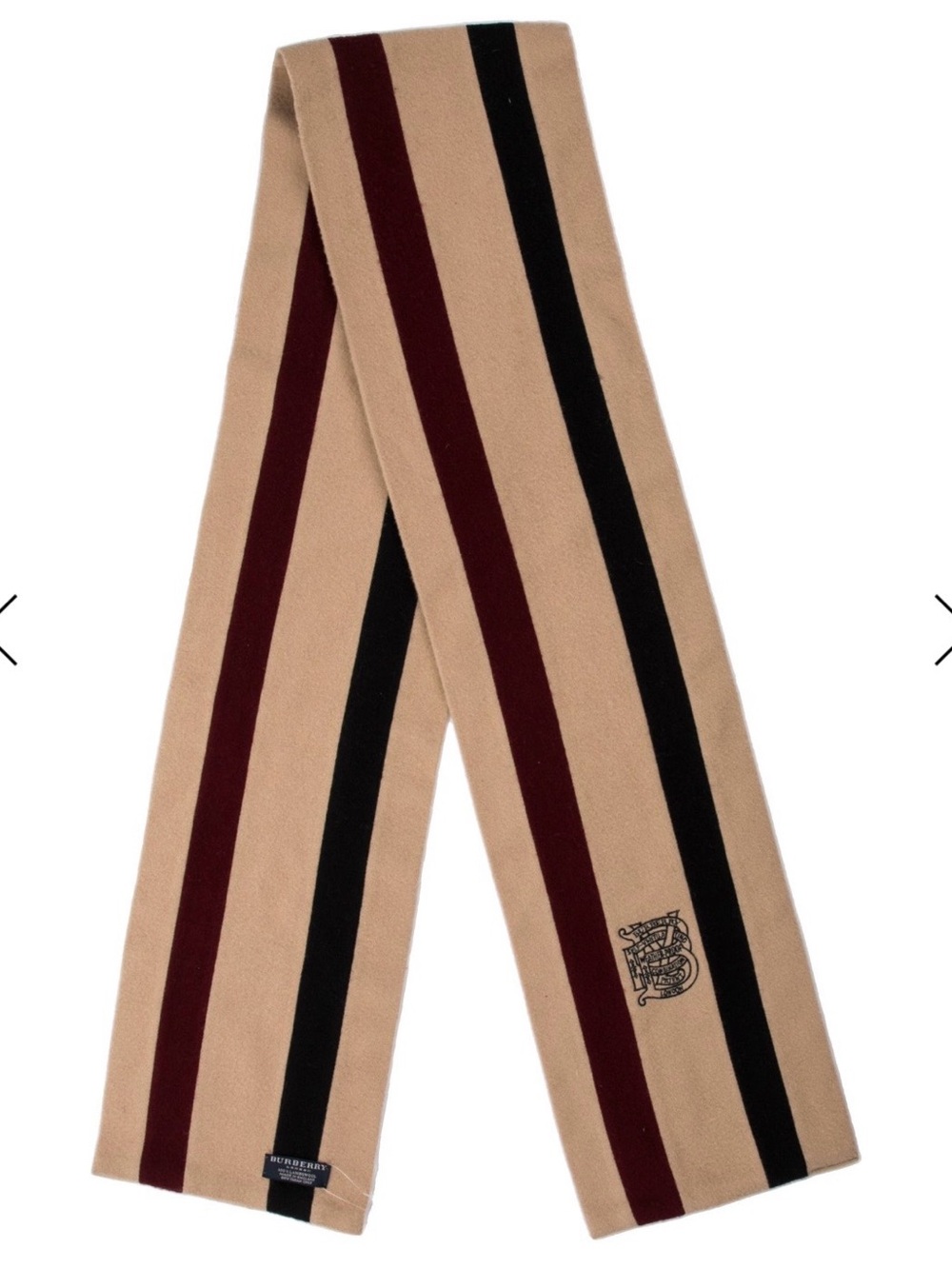 Burberry London Lambswool Striped Scarf